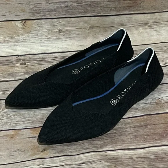 Rothy’s Women’s The Point Black Size 11 Flats - Picture 5 of 7